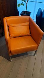 Set van 2 Design Leren Fauteuils – Brühl (Made in Germany), Ophalen, Zo goed als nieuw, Leer