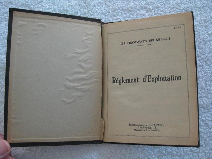 STIB MIVB Tramways Bruxellois – édition 1928 - exceptionnel, Collections, Trains & Trams, Tram, Enlèvement ou Envoi
