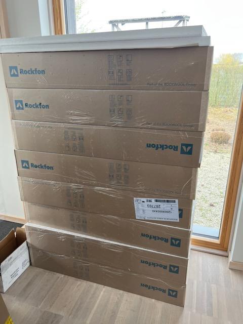 Plaques isolation acoustique / phonique Rockfon blanc (30m2), Bricolage & Construction, Isolation & Étanchéité, Neuf, Isolation des murs