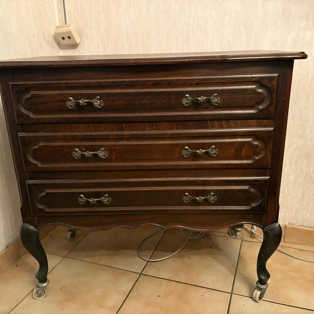 Oude ladenkast, Ophalen, Gebruikt