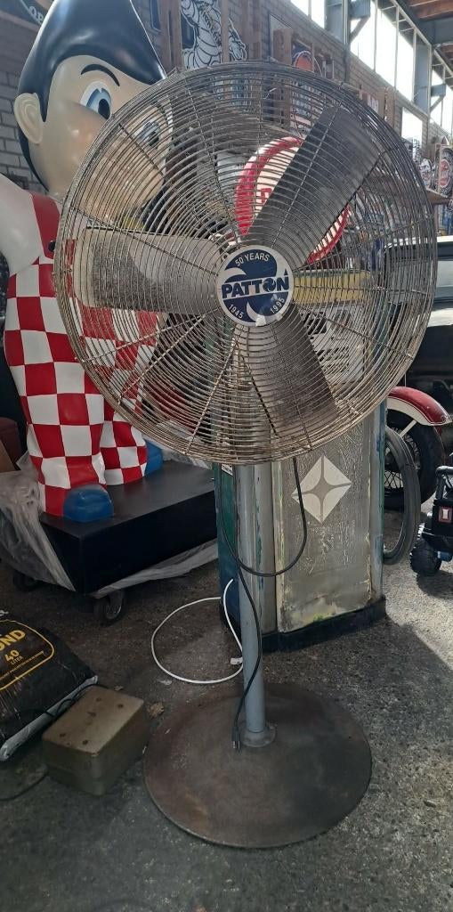 Patton vintage XL ventilator industrieel decoratie mancave, Ophalen, Gebruikt, Gebruiksvoorwerp