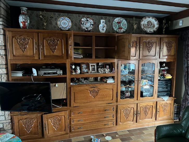 Eetkamer plus wandkast, Huis en Inrichting, Complete eetkamers, Gebruikt, Ophalen