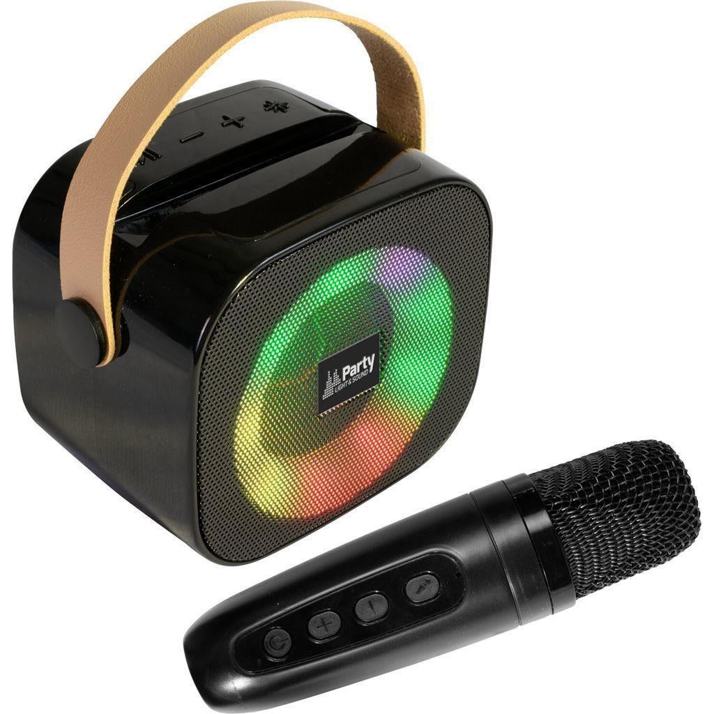 Kleine karaoke set met Bluetooth, USB, microSD en microfoon, TV, Hi-fi & Vidéo, Appareil pour karaoké, Enlèvement ou Envoi, Neuf