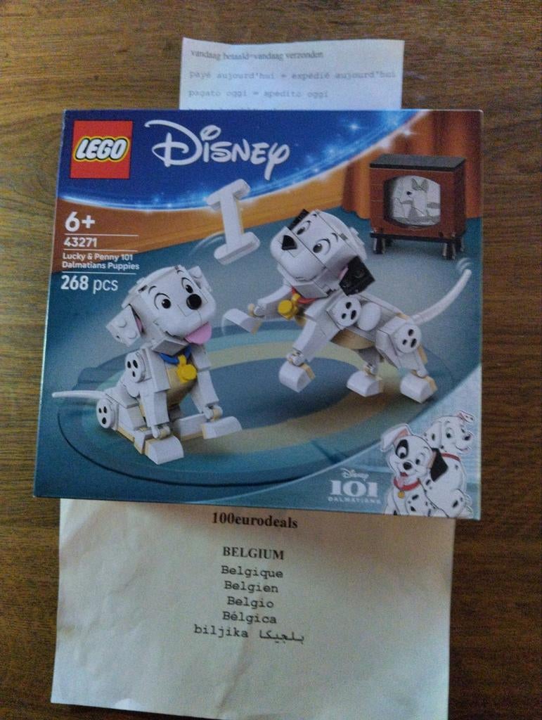 Lego Disney 43271 Dalmatians puppies, Kinderen en Baby's, Speelgoed | Duplo en Lego, Nieuw, Lego, Complete set, Disney, Verzenden