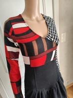 leuk retro kleed, Taille 36 (S), Comme neuf, Longueur genou, Noir