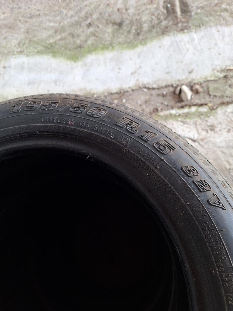 4 pneus 195/50-15, Enlèvement