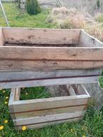 Houten bloembakken doe bod, Ophalen