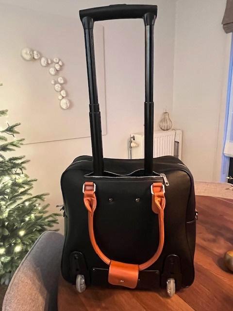 Trolley Laptoptas (tot 17 inch) Olivia Lauren zwart, Informatique & Logiciels, Sacoches d'ordinateur portable, Sac à roulettes