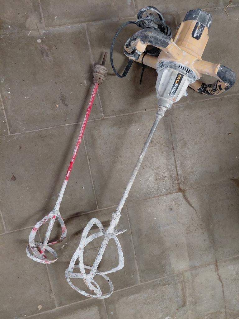 Beton en verfmixer 1600W, Enlèvement, Utilisé