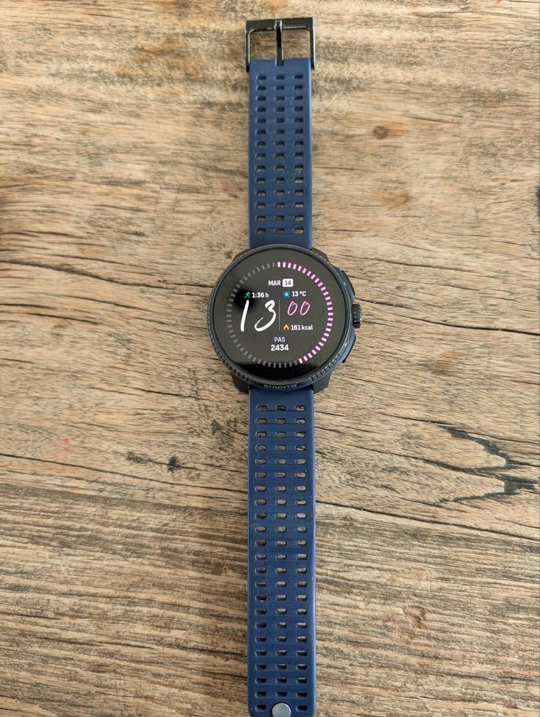 Suunto Race Midnight Blue, Bijoux, Sacs & Beauté, Montres de sport, Comme neuf, Bleu, État, GPS, Enlèvement ou Envoi