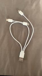 multifunctionele USB-oplaadkabel, een 3-in-1 of 4-in-1 kabel, Enlèvement, Comme neuf
