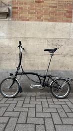 Brompton H6R full noir 6 vitesses éclairage, Vélos & Vélomoteurs, Vélos | Vélos pliables, Vitesses, Brompton, Comme neuf, Enlèvement
