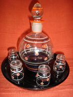 Carafe ancienne avec 6 verres à liqueur/boisson, Enlèvement ou Envoi