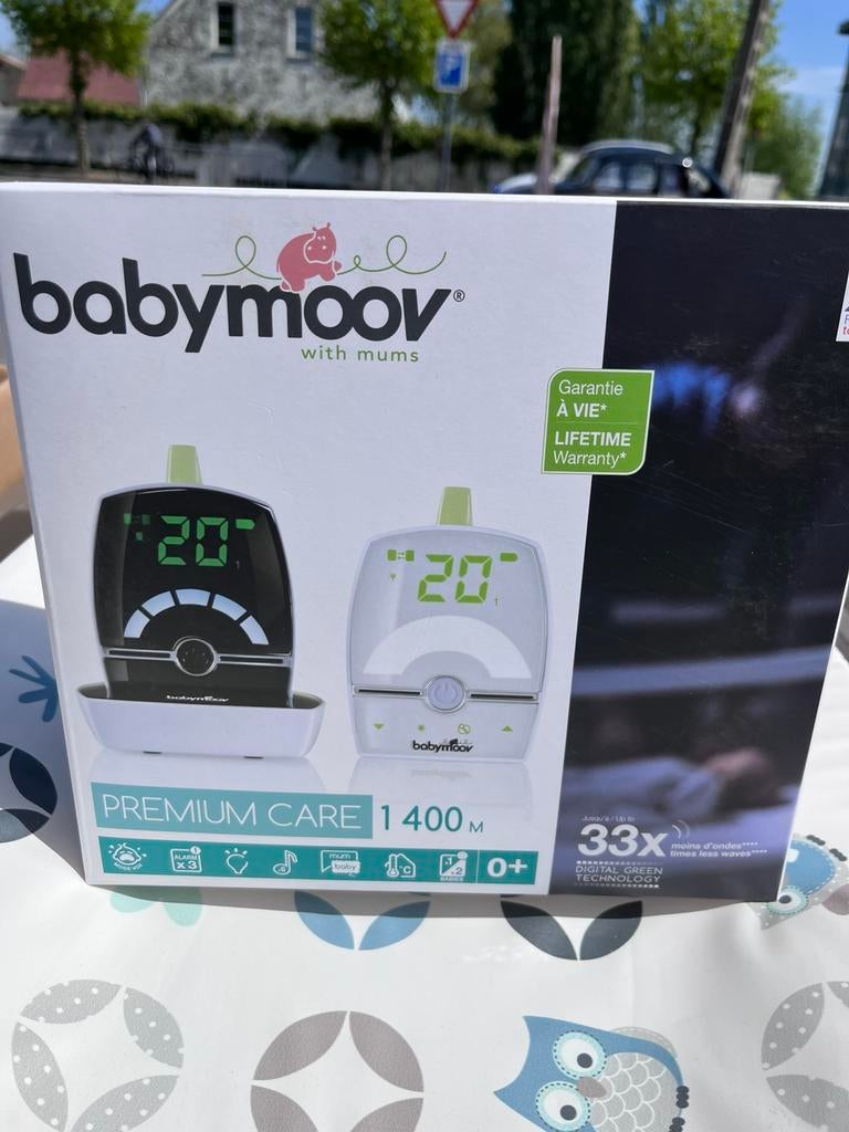 Babymoov babyfoon met 2 zenders, Enfants & Bébés, Babyphones, Enlèvement, Comme neuf, 250 mètres ou plus, Fonction Répondeur
