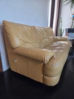 Lederen zetels 2 + 3 zit GRATIS, Ophalen, Gebruikt, Rechte bank, Leer