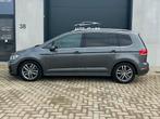 Volkswagen Touran 3X Rline 7PL - 1.6TDI DSG / Euro6d Full, Autos, Argent ou Gris, Euro 6, 7 places, Entretenue par le concessionnaire