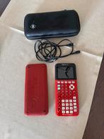 Texas Instruments TI-84 Plus CE-T Rood + opberghoesje, Enlèvement ou Envoi, Comme neuf