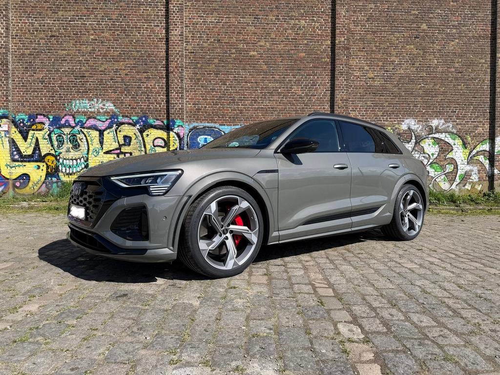 Audi SQ8 e-tron 500pk Full Option Topstaat Garantie, Auto's, Automaat, Q8 e-tron, Leder, Elektrisch