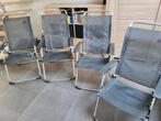 Tuinstoelen Lafuma 4 stuks, Tuin en Terras, Ophalen, Zo goed als nieuw, Aluminium, Verstelbaar