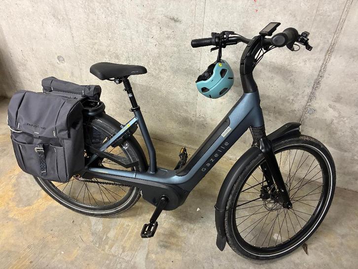 elektrische herenfiets full option quasi nieuw, Fietsen en Brommers, Fietsen | Heren | Herenfietsen, Zo goed als nieuw, Gazelle