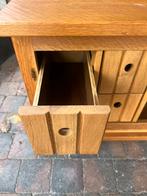 Tv meubel eik Lengte 135 Diepte 51 Hoogte 59, Antiek en Kunst, Ophalen