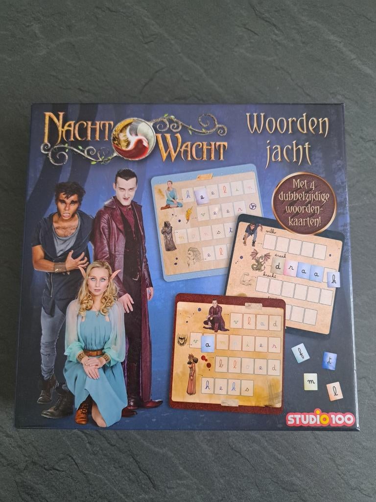 Nachtwacht woordenjacht, Kinderen en Baby's, Ophalen of Verzenden, Zo goed als nieuw, Taal en Lezen