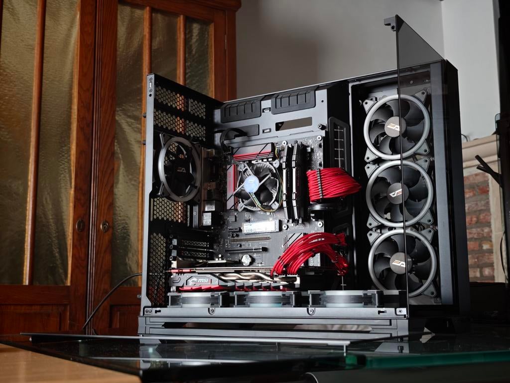 Lian-Li setup 16gb Gskill 1TB nvme i7 Nvidia Ti 8gb win11pro, Computers en Software, Desktop Pc's, Met monitor, Virtual Reality