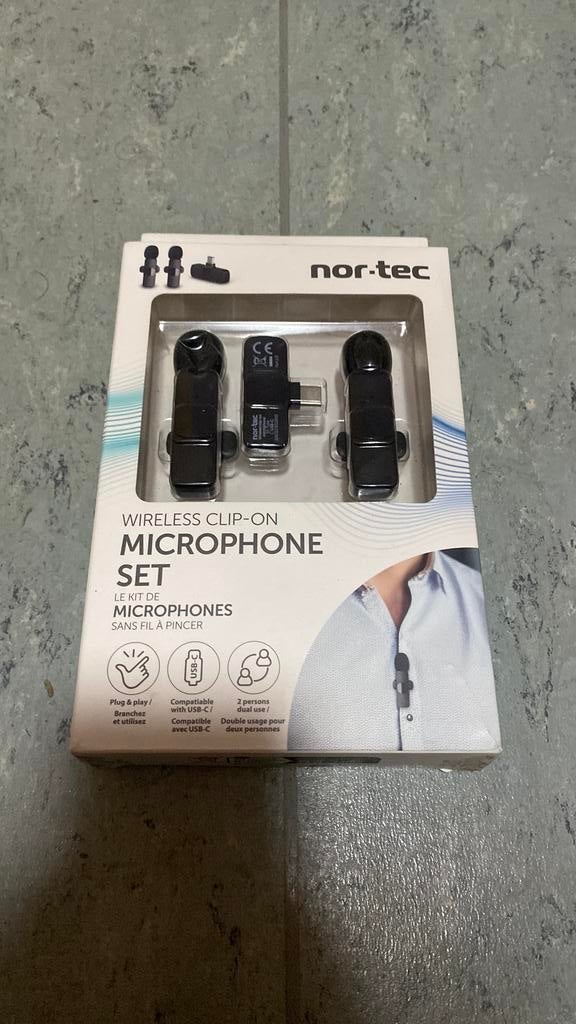 Wireless microphone, Enlèvement, Comme neuf, Sans fil