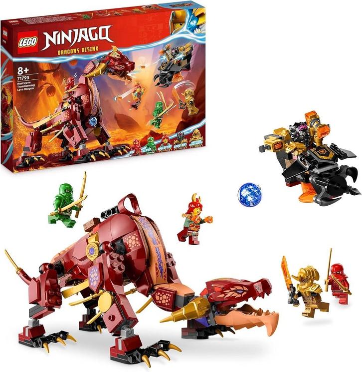 Neuf - Lego Le dragon de lave transformable Heatwave 71793, Kinderen en Baby's, Speelgoed | Duplo en Lego, Nieuw, Lego, Complete set