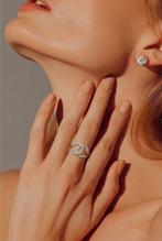 Bague CC OR 14K & Diamants Naturels + Certificat, Bijoux, Sacs & Beauté, Bagues, Neuf, Or, Or, Enlèvement