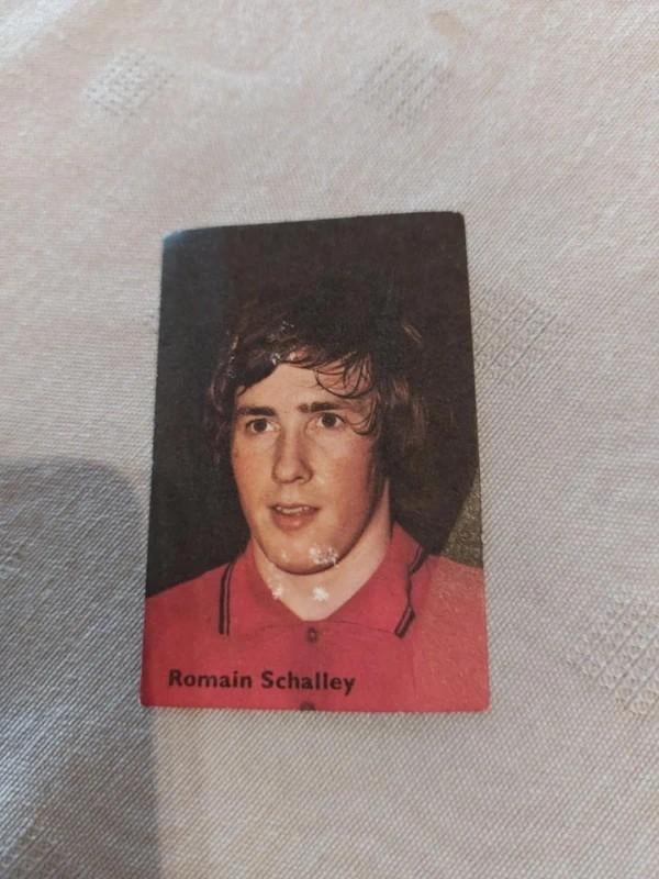 Prentje/Chromo : Romain Schalley / Tafeltennis / Victoria, Verzamelen, Ophalen of Verzenden, Gebruikt, Poster, Plaatje of Sticker