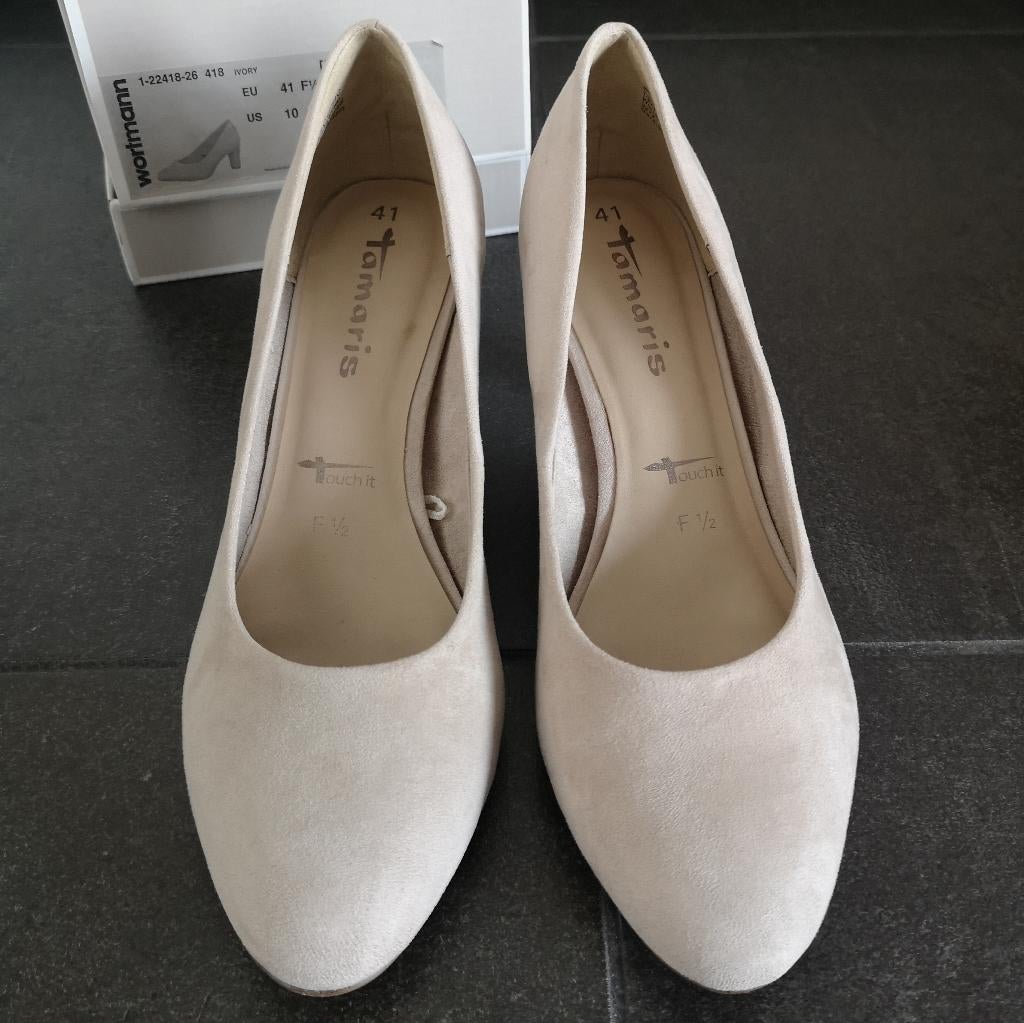 Pumps van Tamaris, Pumps, Beige, Zo goed als nieuw, Ophalen
