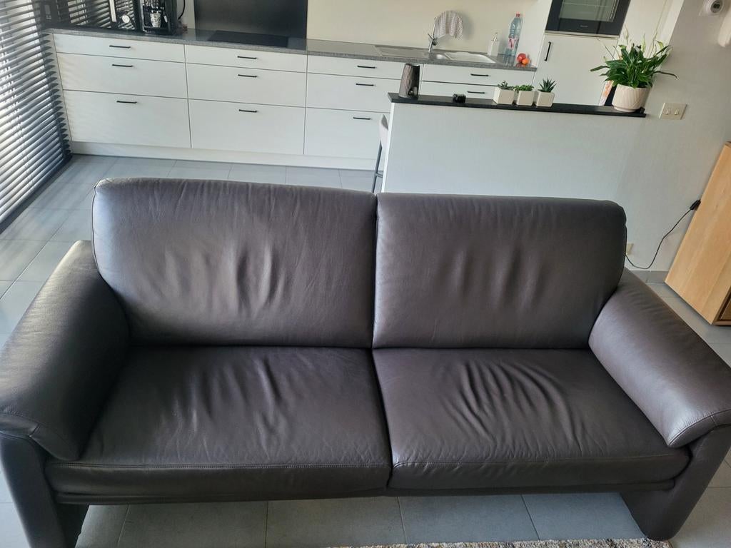 Lederen salon, Huis en Inrichting, Zetels | Zetels, Ophalen