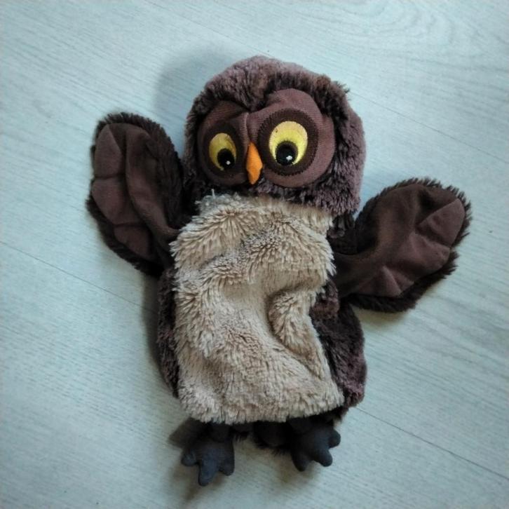 Ikea uil zachte handpop, Verzamelen, Poppen, Ophalen of Verzenden