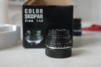 Objectif color skopar 21mm monture Leica M, Enlèvement ou Envoi, Comme neuf, Objectif grand angle