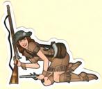 Pin Up Girl sticker #188, Verzamelen, Verzenden, Nieuw