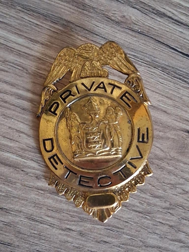 Badge vintage de détective privé, Envoi