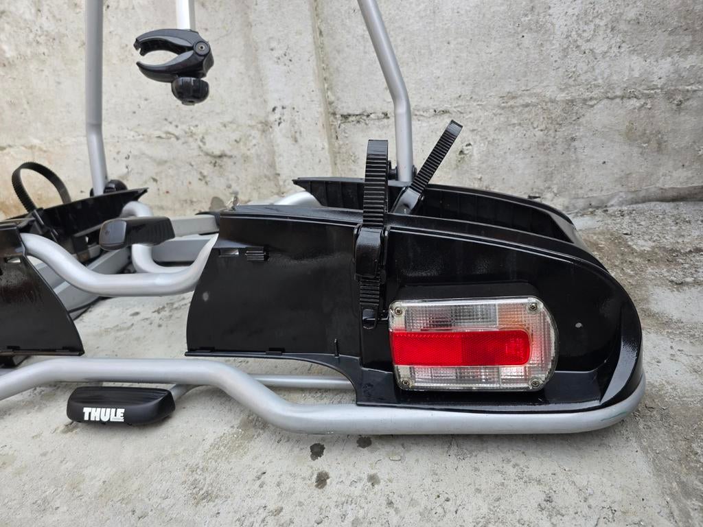 Thule 916 voor 2 E-bikes, Ophalen