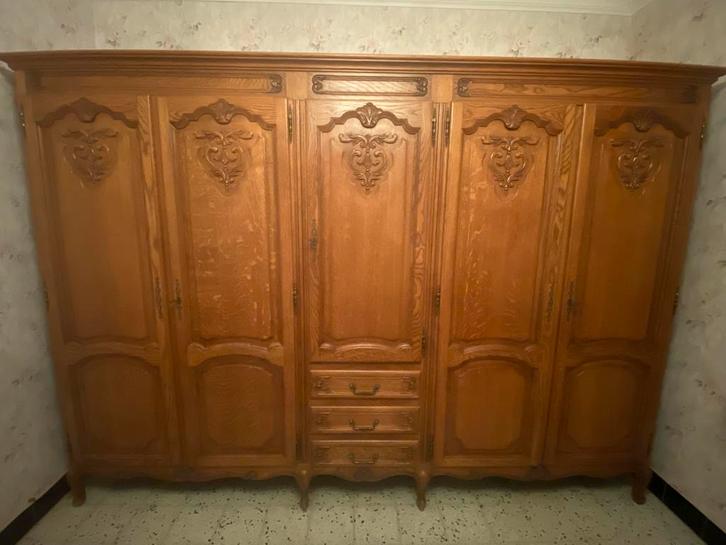 Volledige Lodewijk XV  2 pers slaapkamer, Antiek en Kunst, Antiek | Meubels | Stoelen en Sofa's, Ophalen