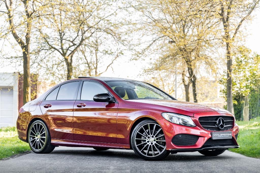 Mercedes C180 AMG Berline * Burmester * Pano * Camera * Navi, Auto's, Mercedes-Benz, Bedrijf, Te koop, C-Klasse, ABS, Achteruitrijcamera