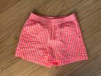 Geruit koraal shortje I Do, Kinderen en Baby's, Kinderkleding | Maat 116, Verzenden, Gebruikt, Meisje, Broek