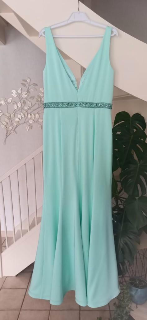 prachtige suite jurk, Vêtements | Femmes, Robes, Neuf, Taille 42/44 (L), Vert, Sous le genou, Enlèvement ou Envoi