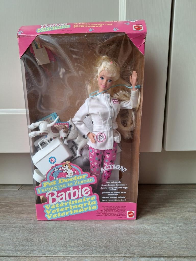 Barbie Pet Doctor (1996) met doos en toebehoren, Ophalen