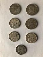 7 prachtige zilveren 5 FR Leopold II, Postzegels en Munten, Munten | België, Ophalen of Verzenden, Zilver, Losse munt
