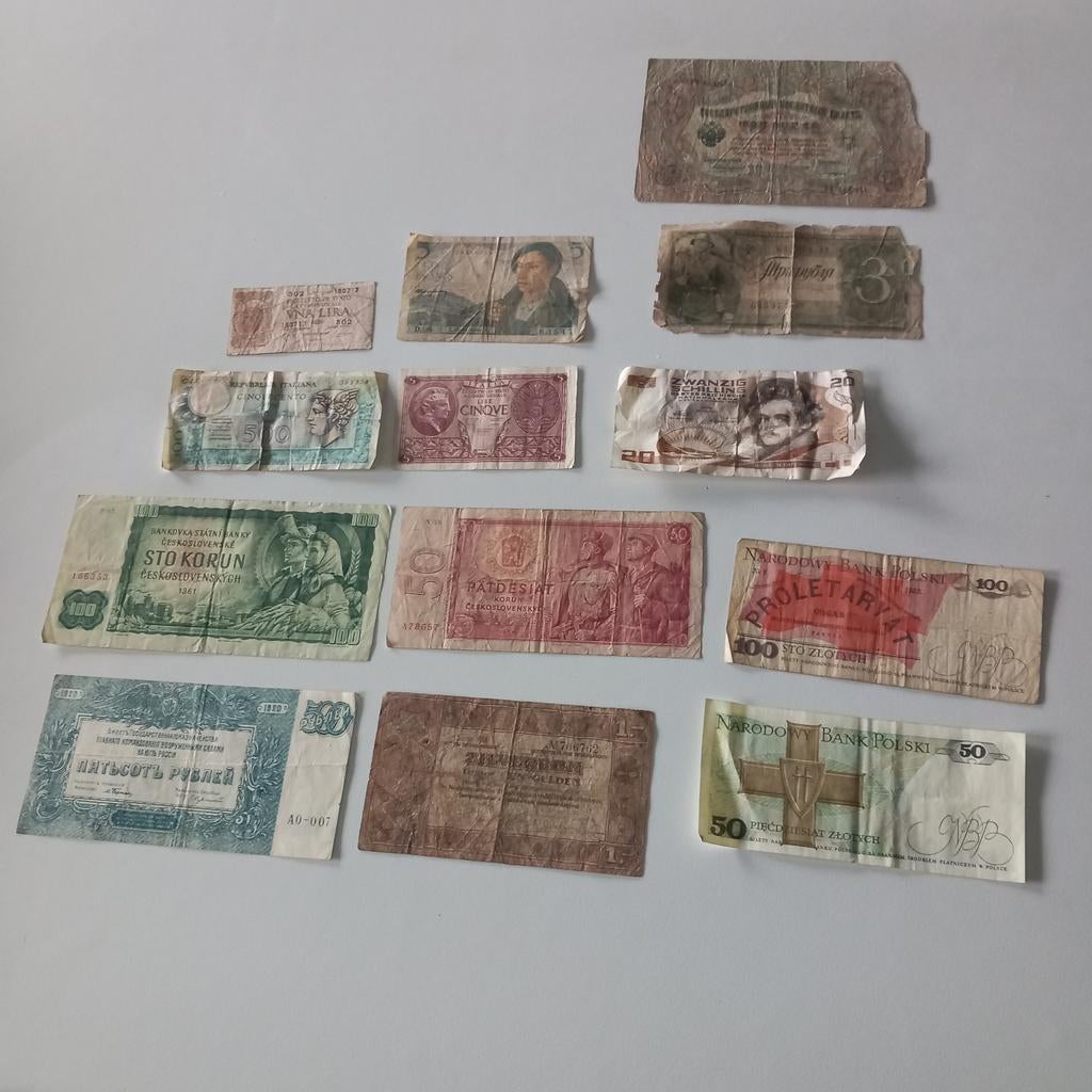 Anciens billets, Enlèvement ou Envoi, Billets de banque