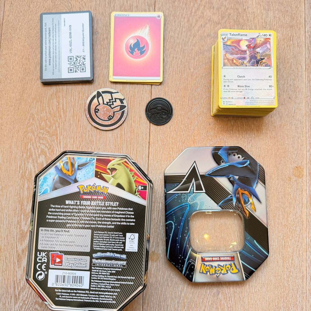 Pokemon kaarten en tins, Ophalen, Zo goed als nieuw