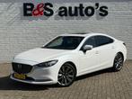 Mazda 6 2.0 SkyActiv-G Automaat Camera+Pdc Sunroof Stoel-Stu, Auto's, Mazda, Automaat, Adaptive Cruise Control, 139 g/km, Wit