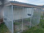Galvaniseerde hondenren 3x2m met dak, Dieren en Toebehoren, Hondenhokken, Ophalen