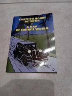 Kuifje's wereldkaart, Verzamelen, Ophalen, Kuifje, Zo goed als nieuw, Plaatje, Poster of Sticker