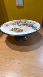 Plateau de présentation antique en porcelaine 33 cm, Enlèvement, Utilisé